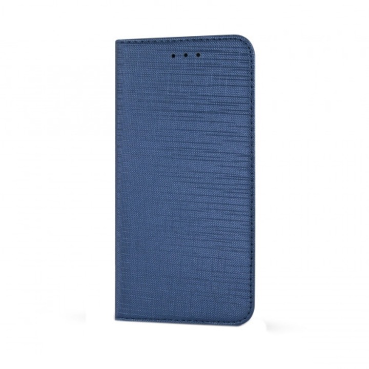 HUAWEI Y6 2019 \ Y6 Pro 2019 tok – Flip Denim TSS, sötétkék
