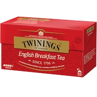 Ceai Twinings Negru English Breakfast, 25 pliculete, 50 gr.
