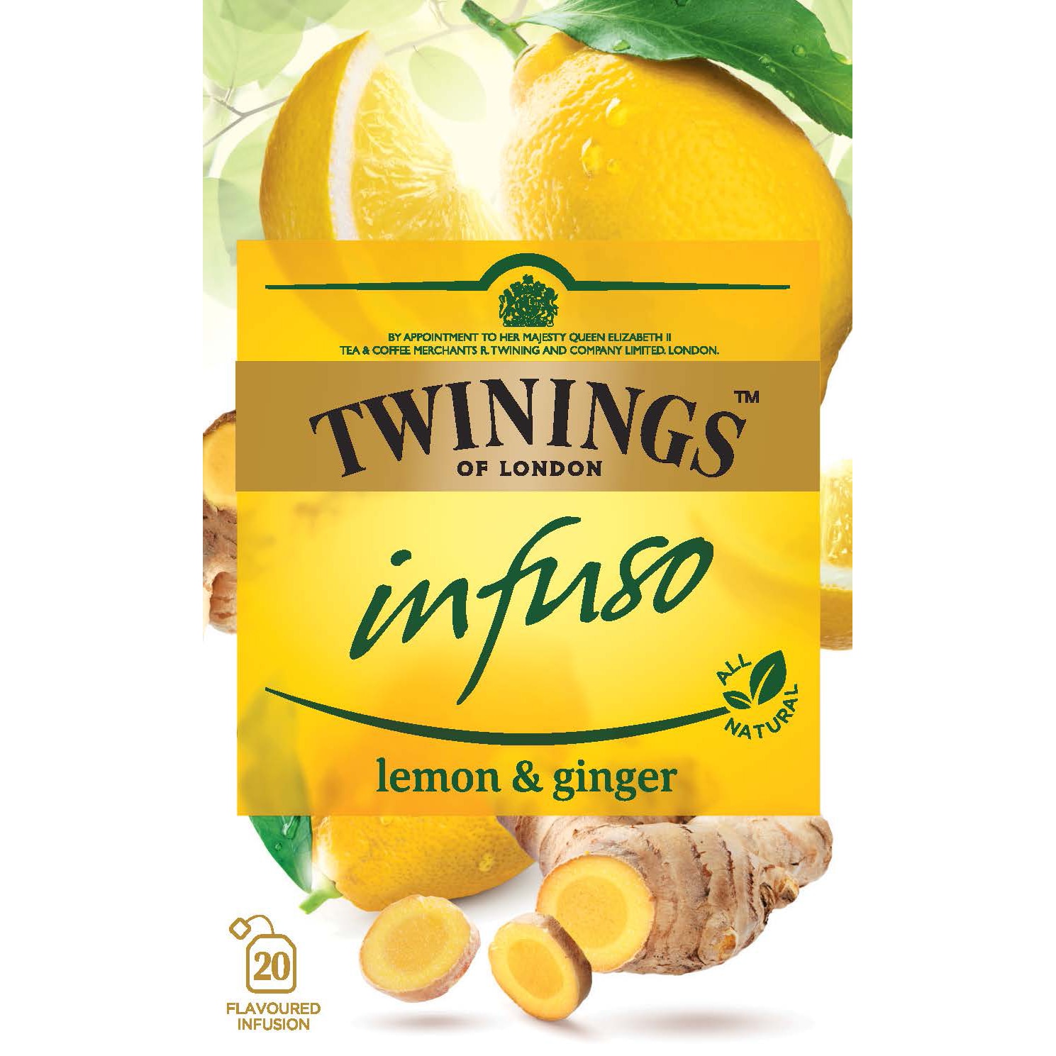 Ceai Twinings - Infuzie Lamaie si Ghimbir, 20 pliculete, 40 gr. -