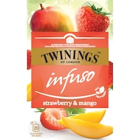 Ceai Twinings - Infuzie Capsuni si Mango, 20 pliculete, 40 gr.