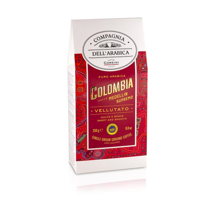 Compagnia Dell` Colombia Medellin őrölt kávé, 250 g