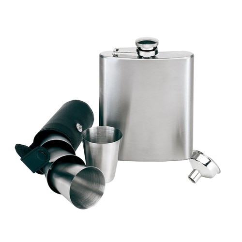 Set servire spirtoase Bremen Gentleman, inox, 7 piese, 210 ml, 13 x 9,4 x 2,2 cm