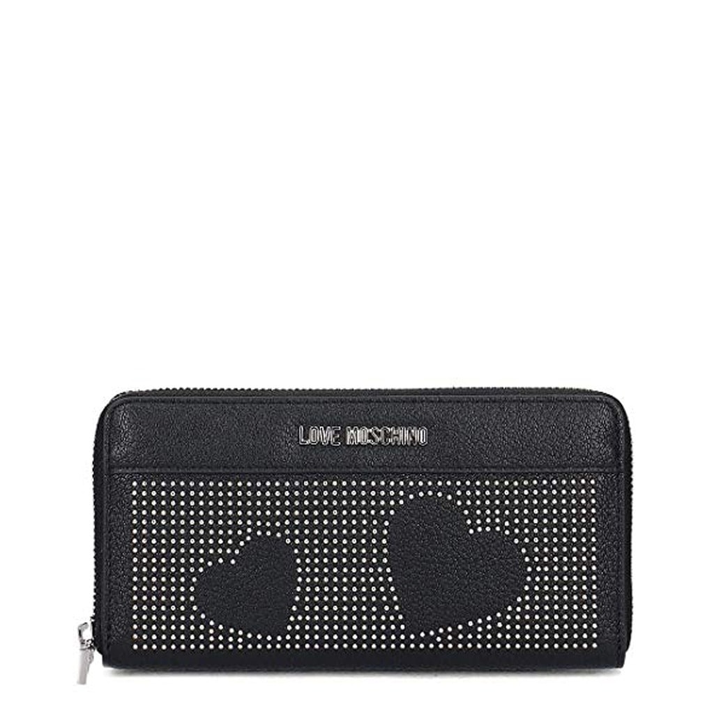 Portofel de dama, Love Moschino, negru piele ecologica