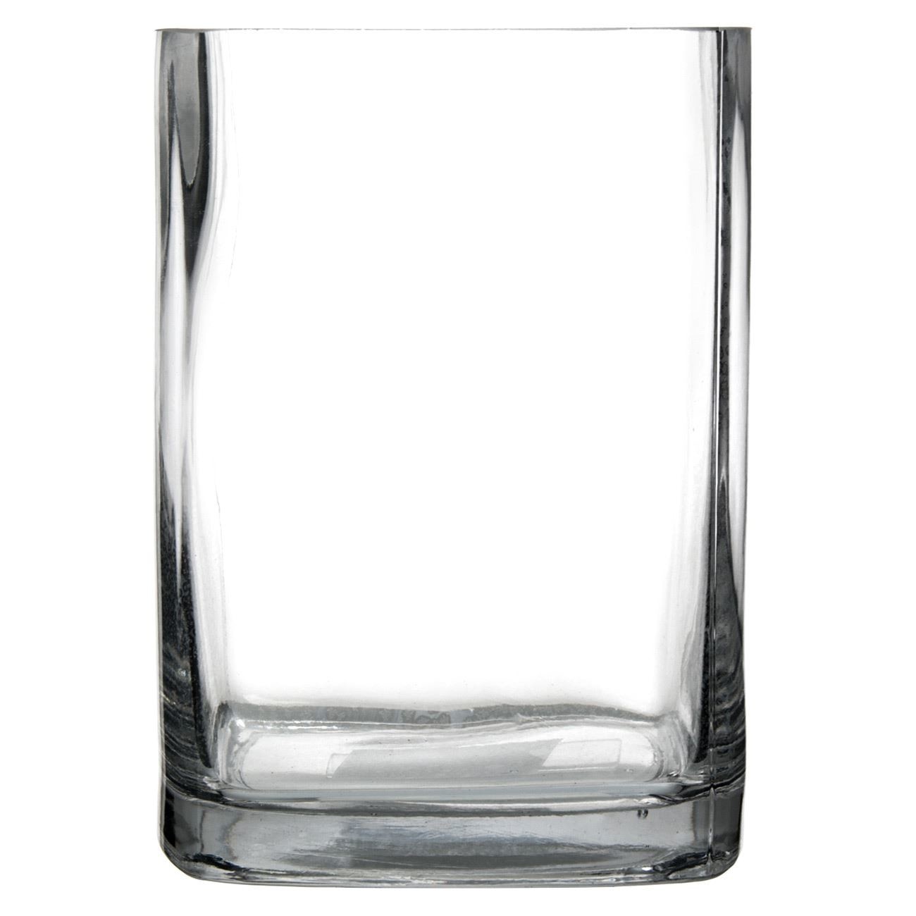upright Treasure Go up and down Vas decorativ de sticla transparent inalt - 13 x 13 x 20 cm - eMAG.ro