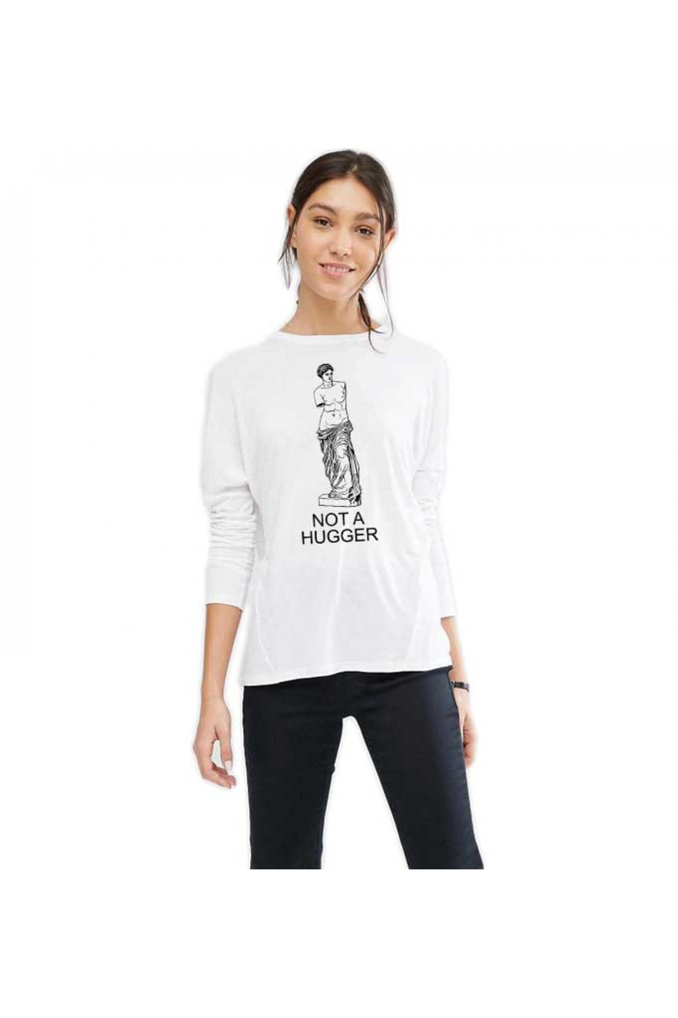 Bluza dama alba - Not a hugger