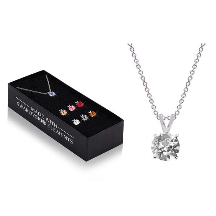 Set colier, The Gemseller, Cu 7 pandantive, Multicolor