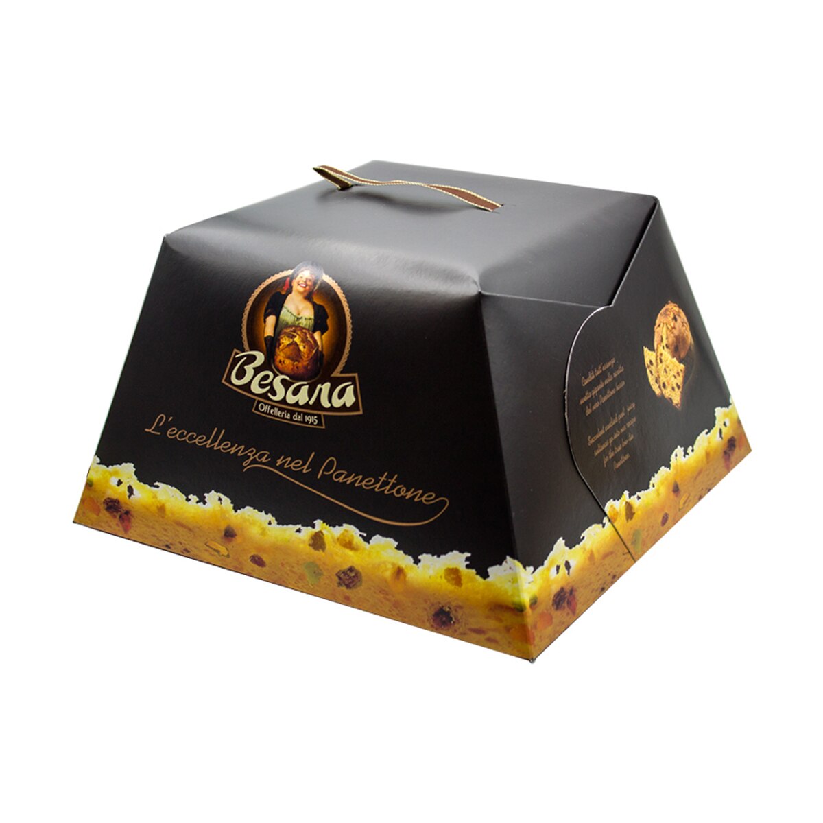 Panettone Besana cu fructe confiate si stafide, 1000gr