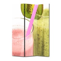 paravan 3 piese premium art factory truecolor culinar multicolor sucuri de fructe naturale cu cadru de lemn decoratiuni moderne pentru casa 105 x 180 cm 3 panouri x 35 x 180 cm imagen 40_0_
0