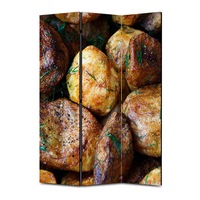 paravan 3 piese premium art factory truecolor culinar multicolor cartofi la cuptor cu cadru de lemn decoratiuni moderne pentru casa 135 x 180 cm 3 panouri x 45 x 180 cm imagen 55_0_
0