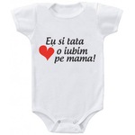Body Bebelus Eu Si Tata O Iubim Pe Mama 3 6 Luni Alb Emag Ro