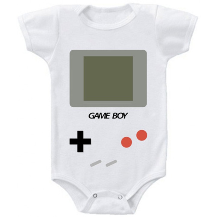 Babatest "Game Boy", fehér