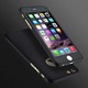 Калъф за Apple iPhone 6 / Apple iPhone 6S Black Fullcover с пълно покритие 360 градуса с безплатно защитно фолио за стъкло