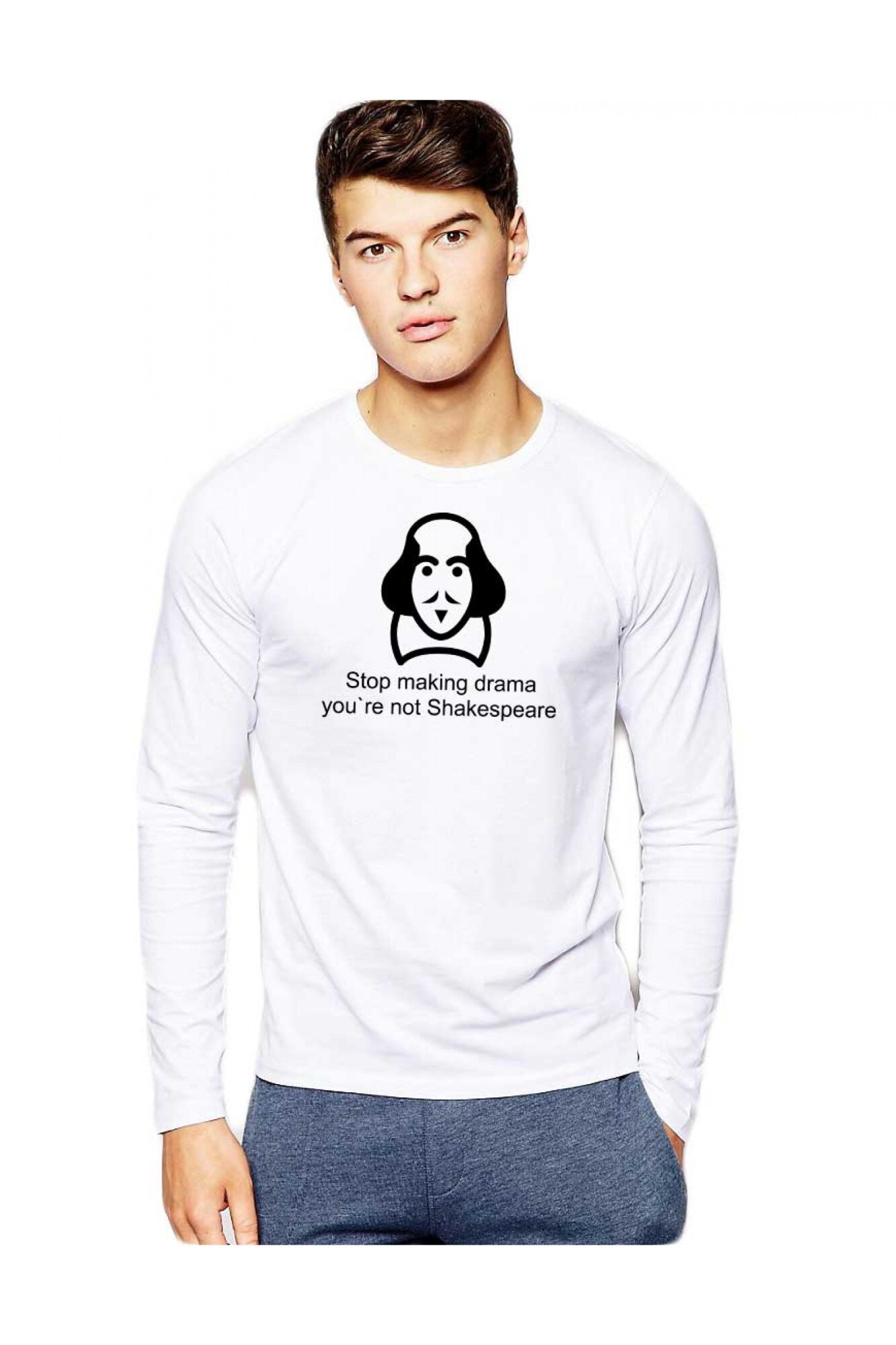 Bluza barbati alba - Shakespeare Drama