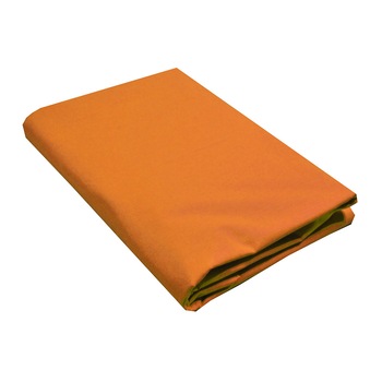 Cearceaf pat Unicolor portocaliu, 140x210 cm, CEAR-140-18 Cearceaf pat Unicolor portocaliu, 140x210 cm, CEAR-140-18