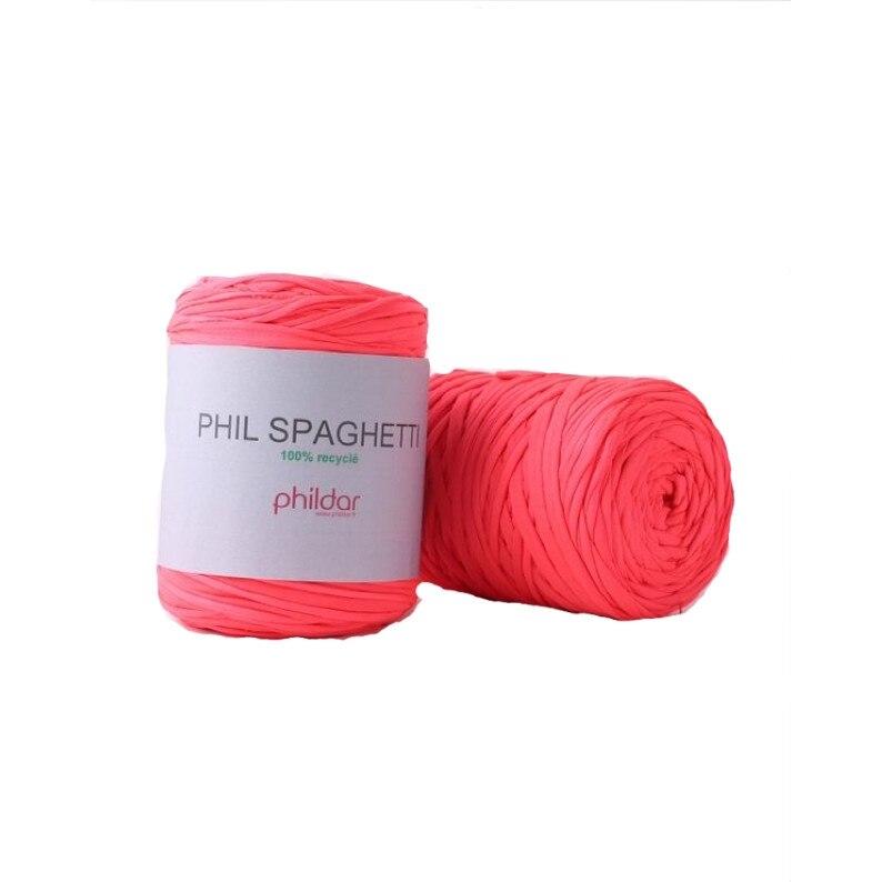 Fir pentru inpletit P Spaghetti 1149 Corail, lungime 90 metri