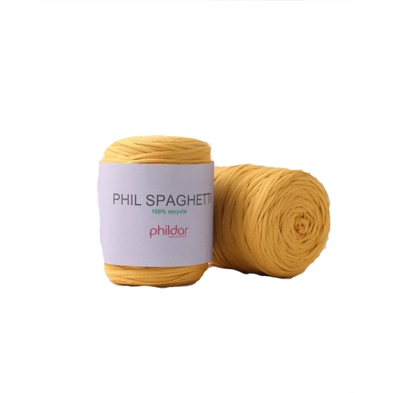 Fir pentru impletit P Spaghetti 1019 Jaune, lungime 90 metri