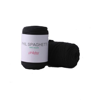 Fir pentru impletit P Spaghetti 1200 Noir, lungime 90 metri Fir pentru impletit P Spaghetti 1200 Noir, lungime 90 metri