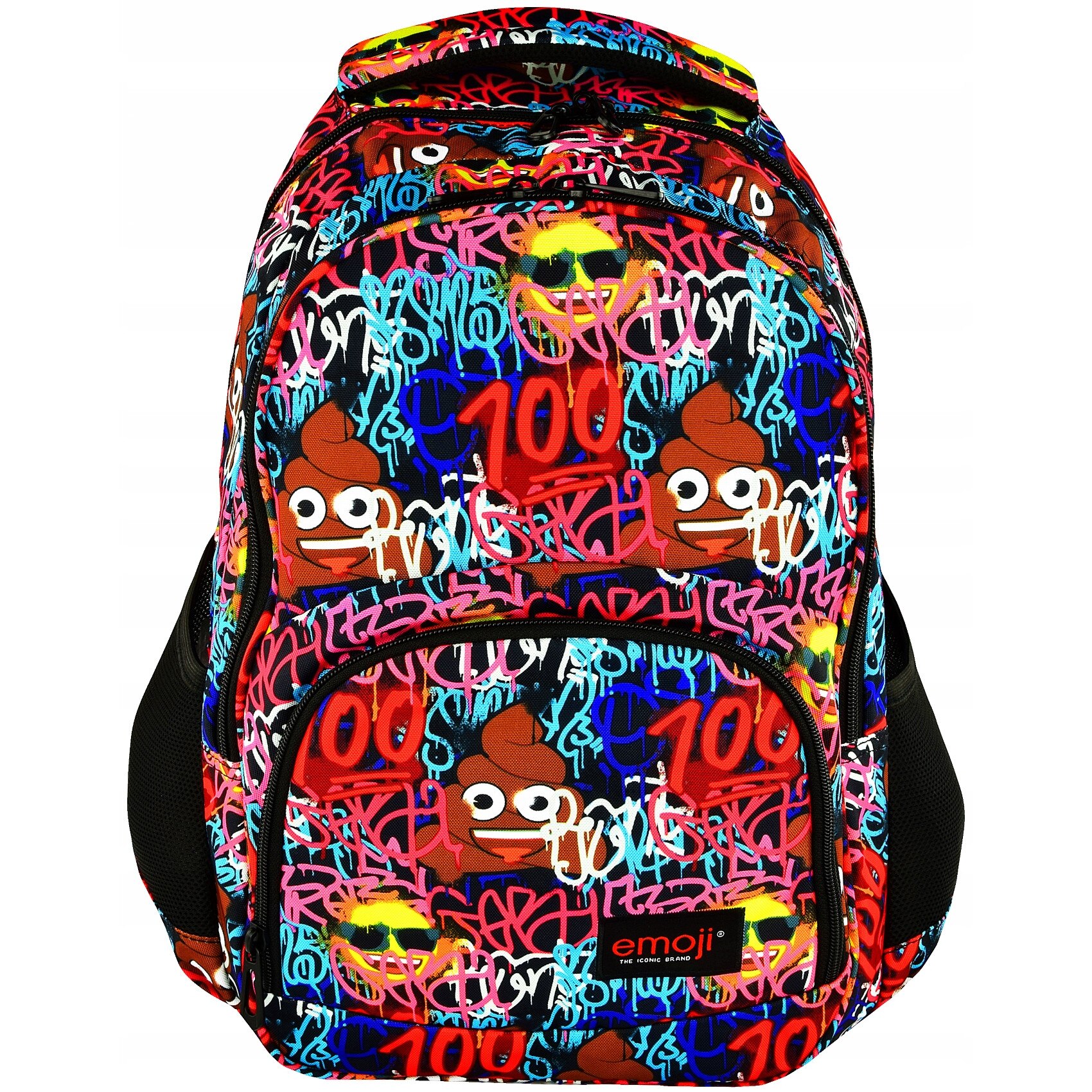 Ghiozdan Scolar 3 Compartimente, St.Right, Emoji BP23