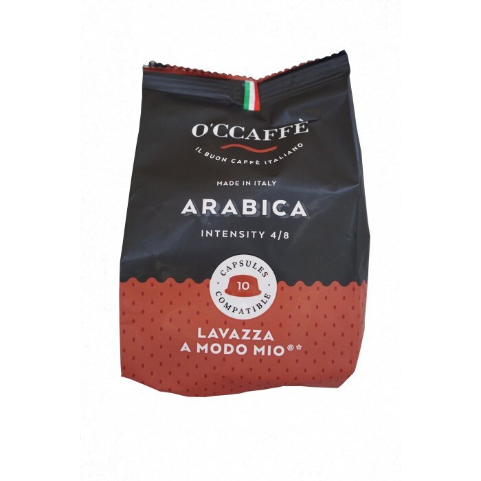 Capsule cafea Lavazza A Modo Mio O'CCAFFE Puro Arabica, 10 capsule, 75 g