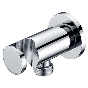 Iesire dus pentru baterie incastrata cu suport para de dus , alama model rotund Iesire dus pentru baterie incastrata cu suport para de dus , alama model rotund