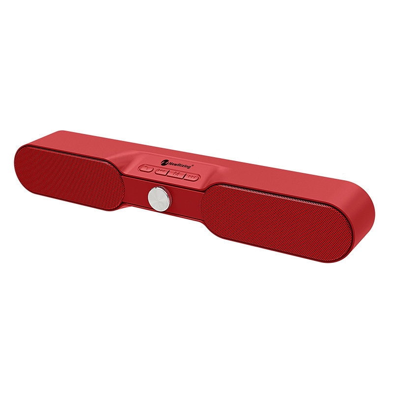 Soundbar NewRixing NR-4017, Rosu, 1500mAh, 10W