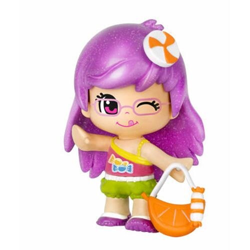 Figurina Pinypon, 7 cm cu dulciuri, Violeta
