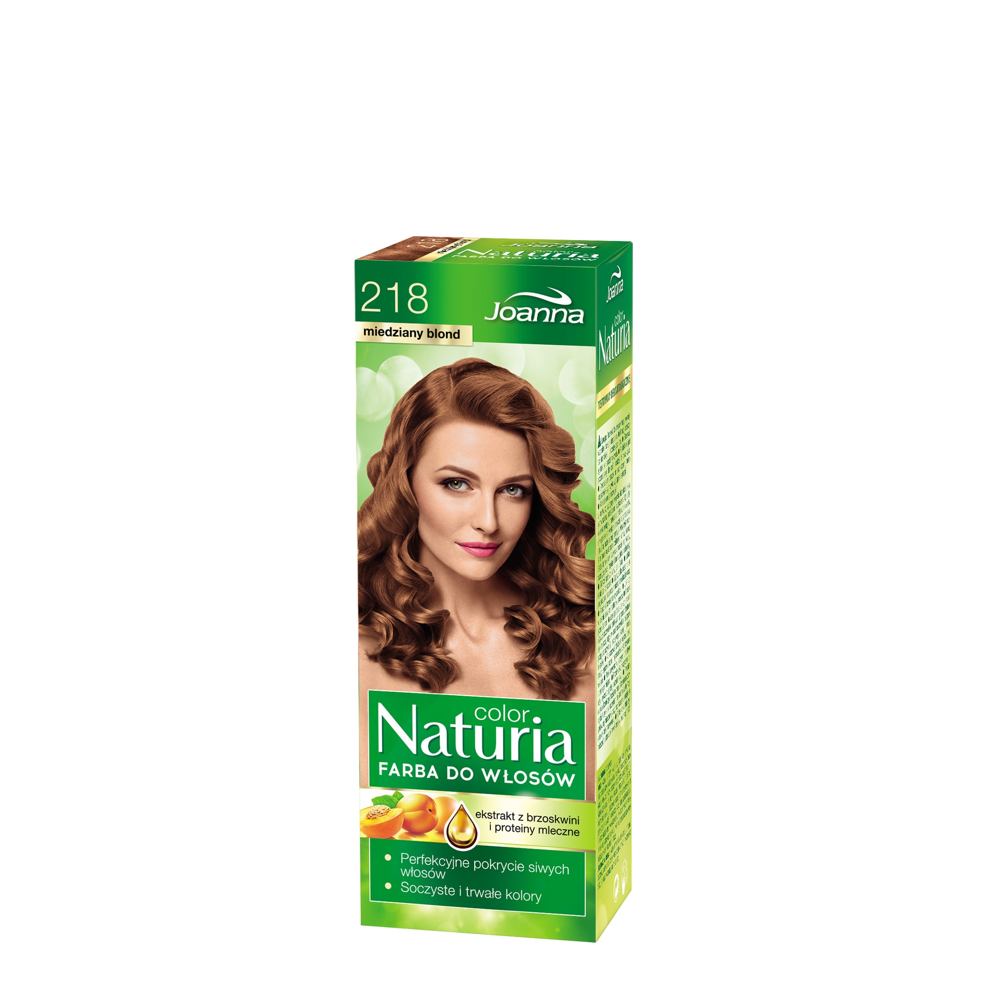Vopsea de par Naturia Color, Blond aramiu , Nr 218