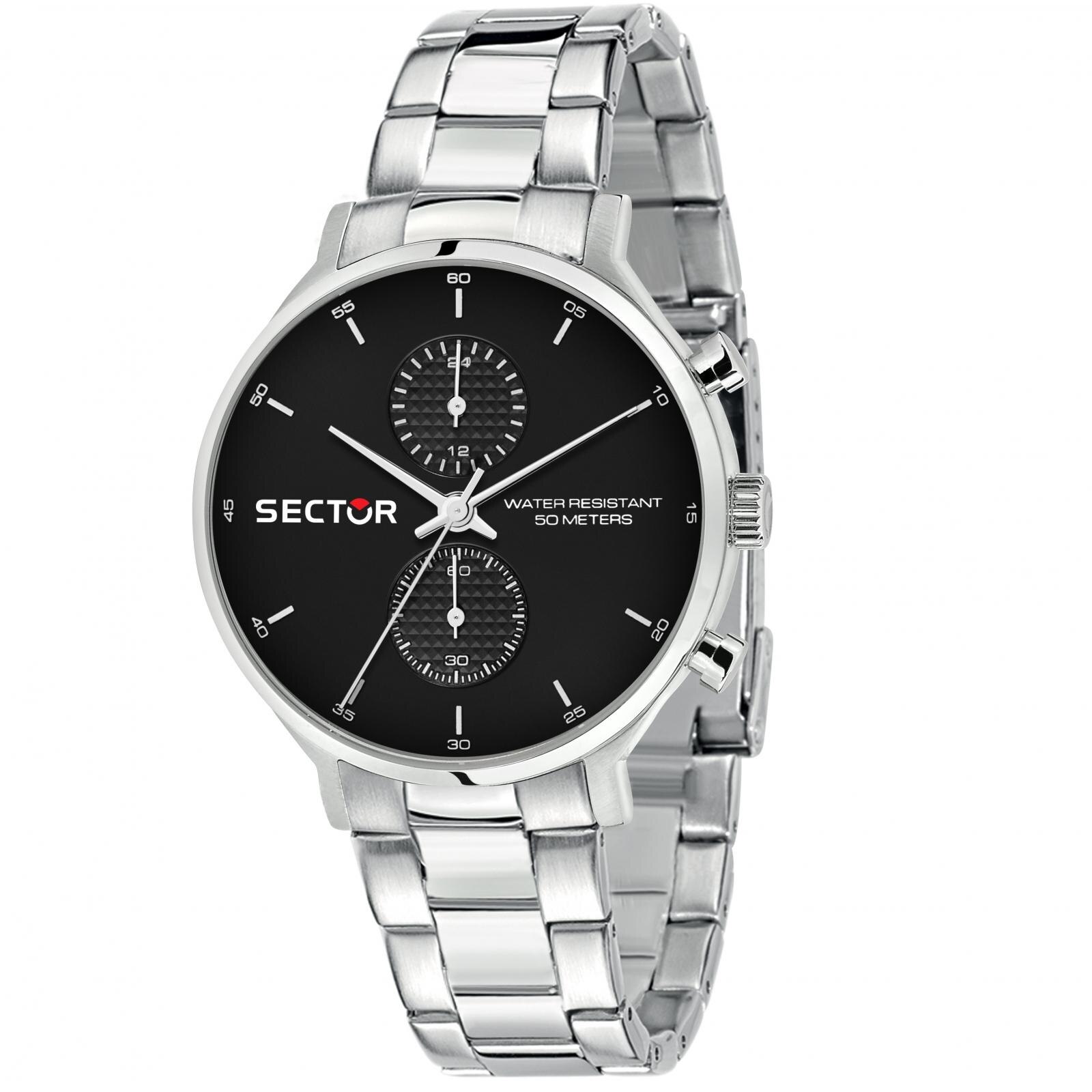 Ceas barbatesc Sector R3253522004 Quartz Argintiu