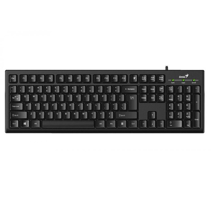 Tastatura USB, Genius, KB-100, Negru