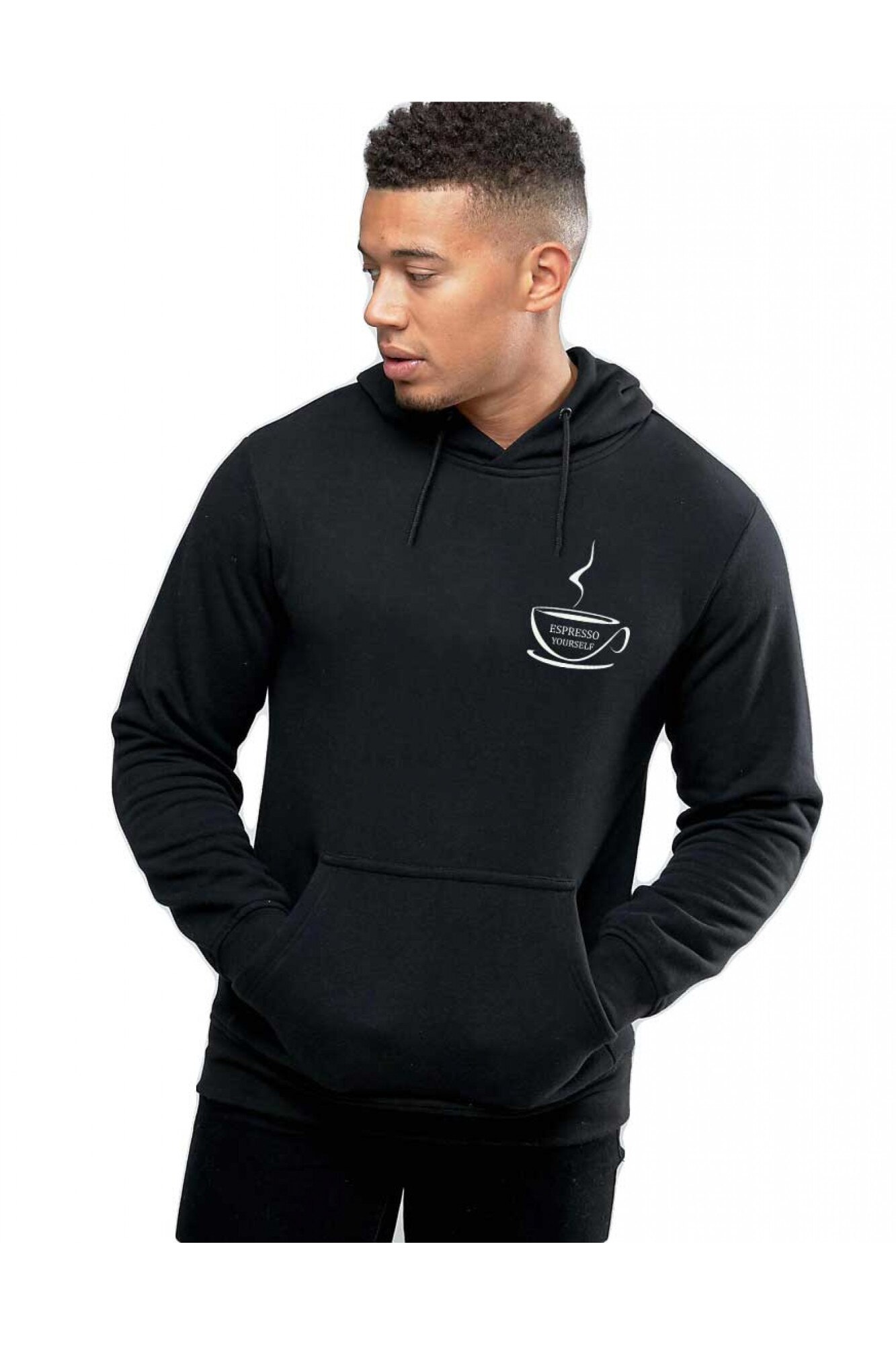 Hanorac Barbati Negru - Espresso Yourself II