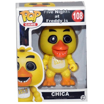 Figurina POP ! Chica ,Galben/Alb , Five Nights at Freddy Figurina POP ! Chica ,Galben/Alb , Five Nights at Freddy