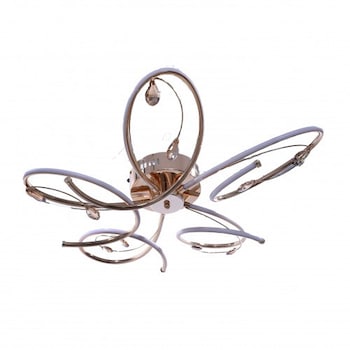 Plafoniera NIKOM MD 9223-5, LED, 90W, 4000K, 220 V, PVC, aur Plafoniera NIKOM MD 9223-5, LED, 90W, 4000K, 220 V, PVC, aur