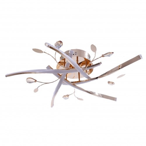 Plafoniera NIKOM MD 9248-5, LED, 40W, 4000K, 220 V, PVC, aur