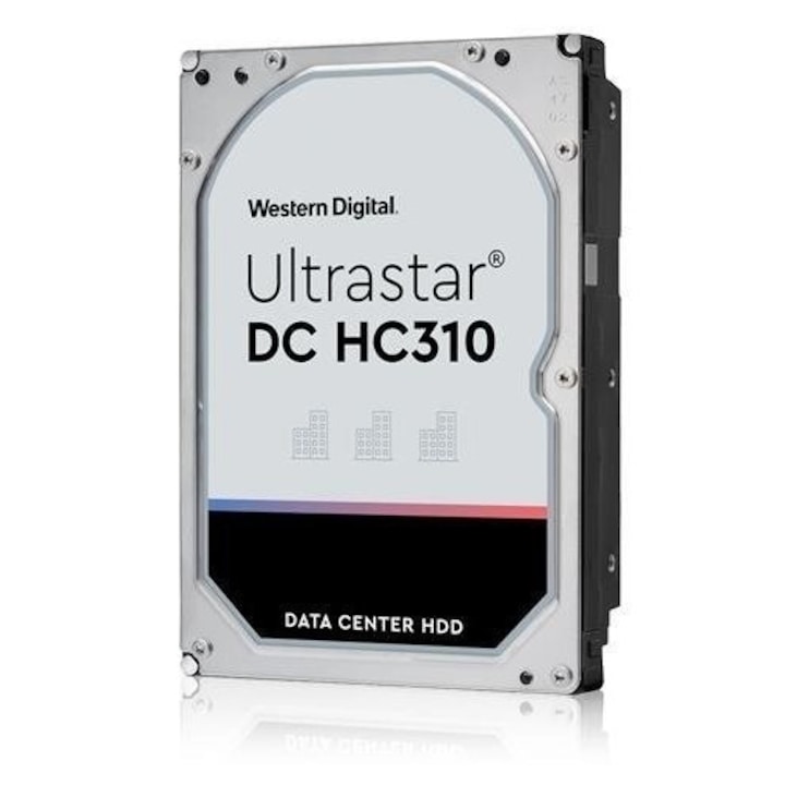 Merevlemez, Western Digital, (HGST) Ultrastar DC HC310 (7K6) HDD 4TB 3,5 '' 7200 RPM SAS 12Gb / s 256MB 4KN SE WD 0B35915 | HUS726T4TAL4204