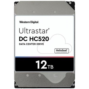 Hard disk Western Digital (HGST), Ultrastar, DC HC520 (He12), HDD 12TB, 3.5 '', 7200 RPM, SATA III 6Gb / s, 256MB 4KN SE WD 0F30143 | HUH721212ALN604