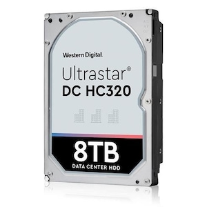 Hard disk, Western Digital, (HGST) Ultrastar DC HC320 (7K8) HDD 8TB 3.5 '' 7200 RPM SATA III 6Gb / s 256MB 4KN SE WD 0B36402 | HUS728T8TALN6L4