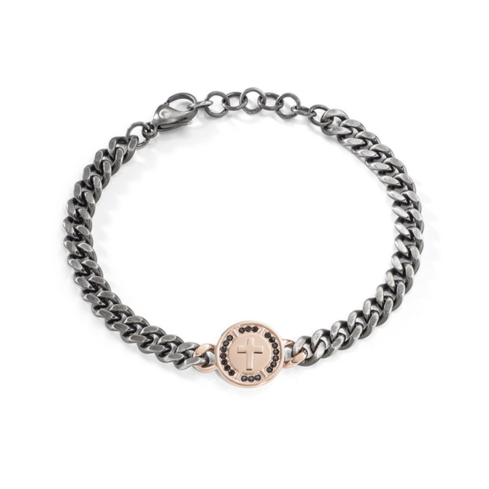 Bratara Sector SAIJ02, Argintiu, Rose gold, Negru