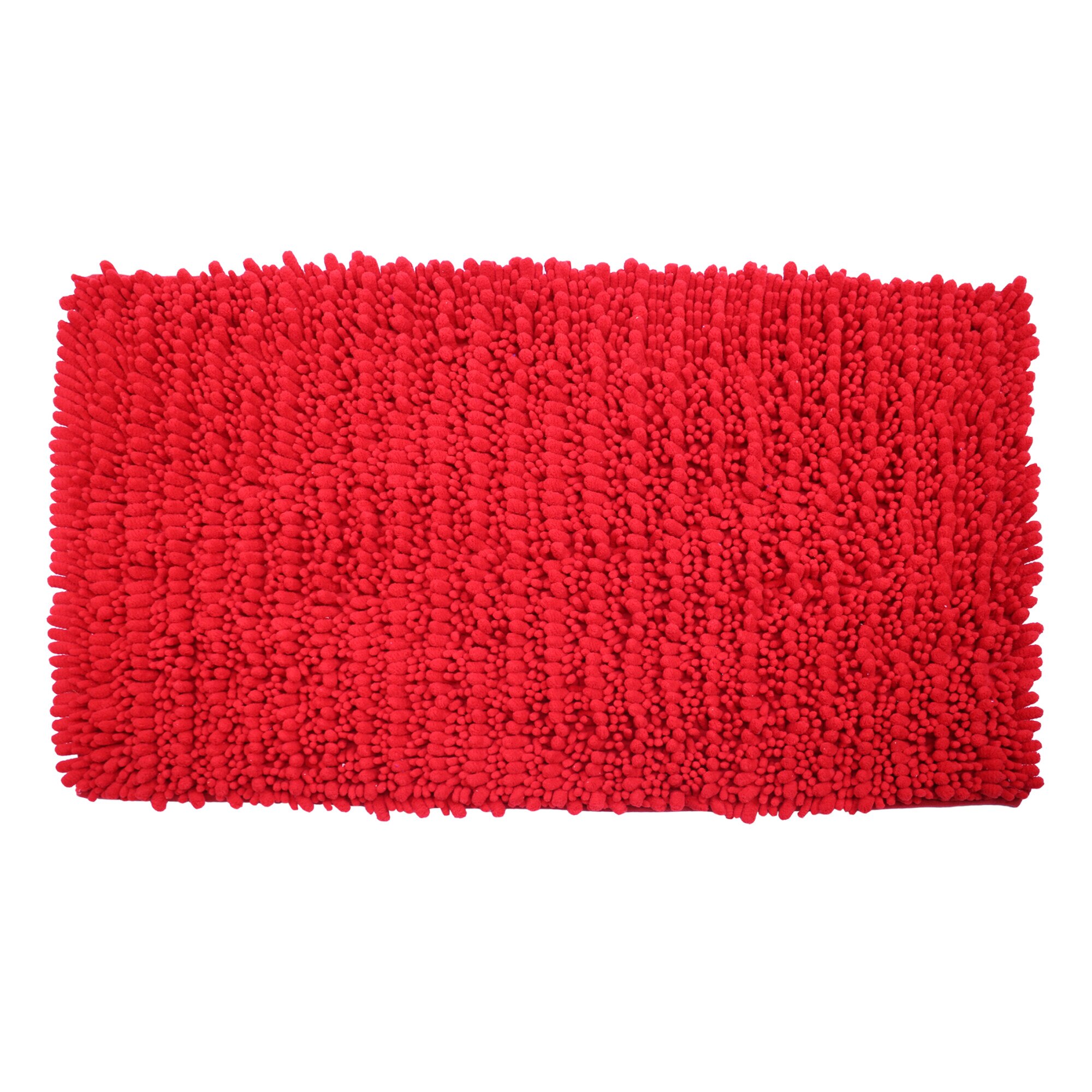 Covoras de baie, 80x50 cm, Rosu