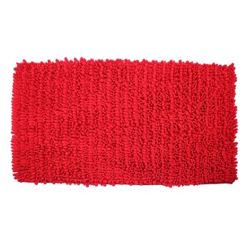 Covoras de baie, 80x50 cm, Rosu Covoras de baie, 80x50 cm, Rosu