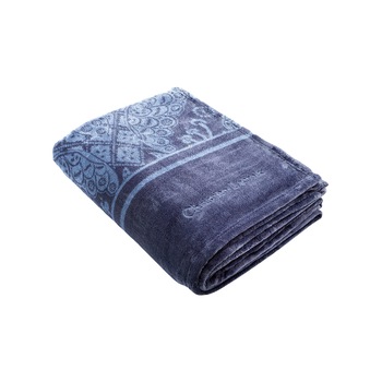 Patura Coral Fleece 100% Pes, 180X220 Cm, Albastru, Christian Lacroix Patura Coral Fleece 100% Pes, 180X220 Cm, Albastru, Christian Lacroix