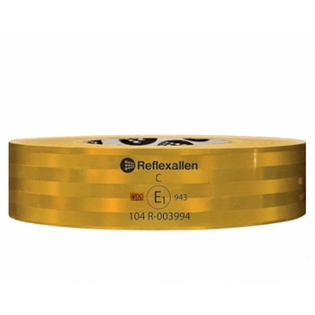 Banda reflectorizanta continua, galbena, metalizata, 50m, 3M 943 Value 7155 RA Banda reflectorizanta continua, galbena, metalizata, 50m, 3M 943 Value 7155 RA