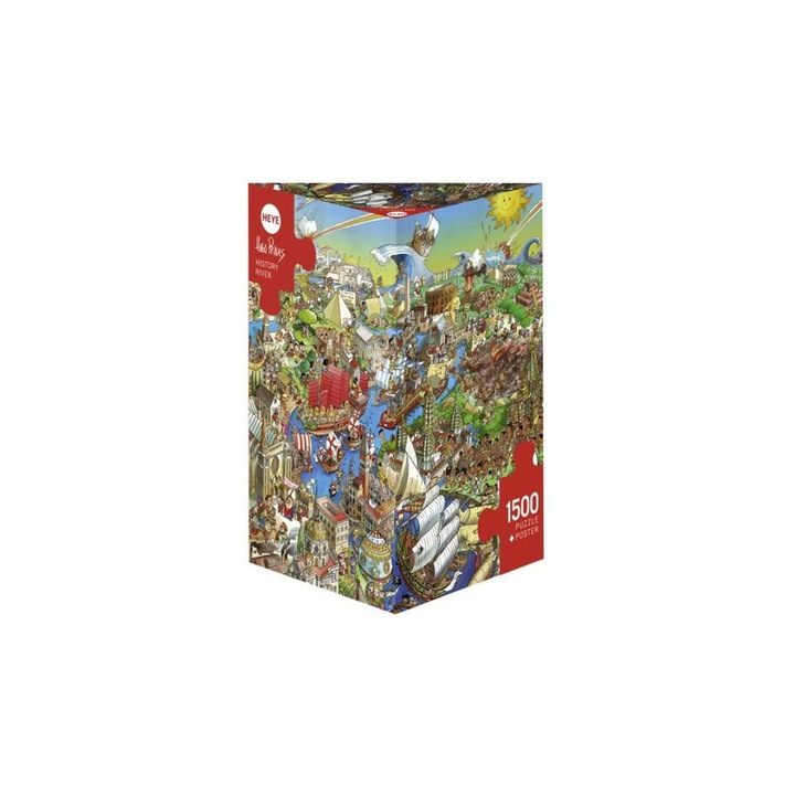 Heye 1500 db-os Triangular puzzle - History River, Prades (29890)
