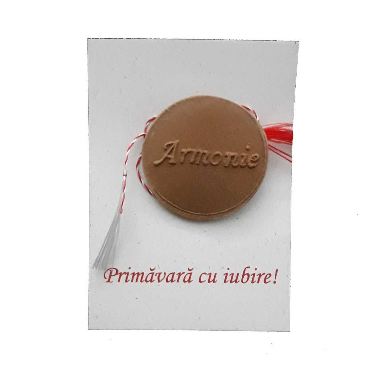 Martisor rotund din lut, Cuvant bun, Armonie