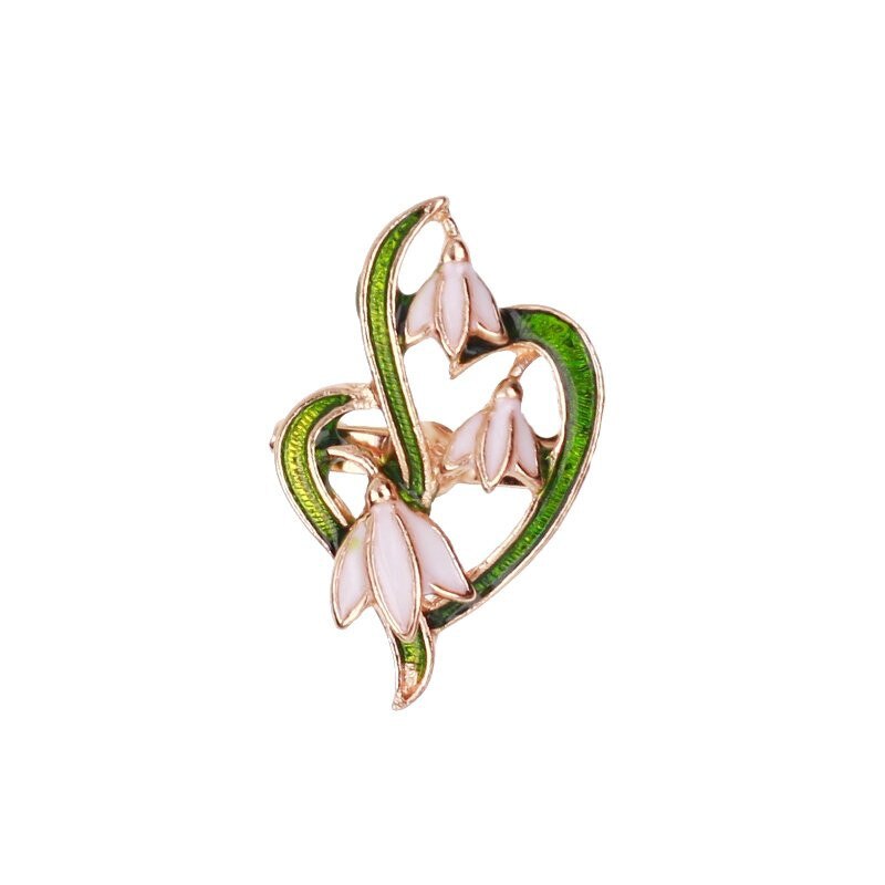 Martisor Brosa Alintul Ghioceilor pe carton scoica