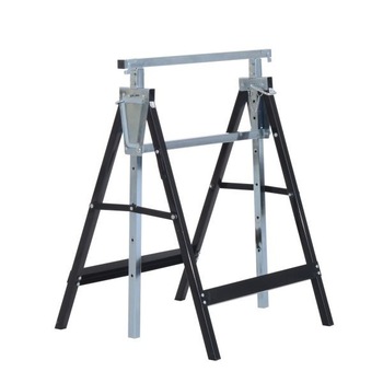 Set 2 suporti banc de lucru HOMCOM, Otel, Negru, 130x68 cm Set 2 suporti banc de lucru HOMCOM, Otel, Negru, 130x68 cm