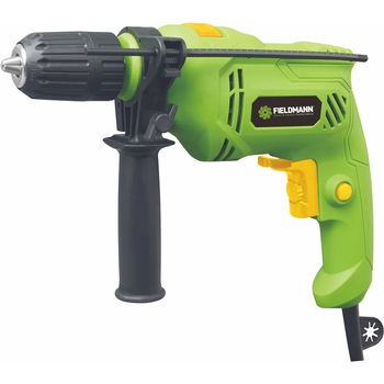 Masina de gaurit, Fieldmann, 500 W, 3000 rpm, Verde/Gri inchis