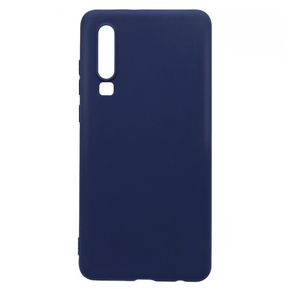 Husa Silicon Just Must Candy pentru Huawei P30, Albastru