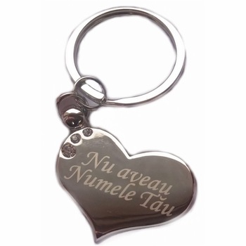 Breloc din metal gravat cu laser pentru femei - Nu aveau numele tau Breloc din metal gravat cu laser pentru femei - Nu aveau numele tau
