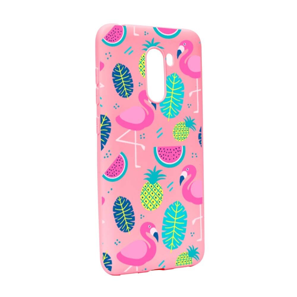 Husa Xiaomi PocoPhone F1, Silicon, Flamingo P91