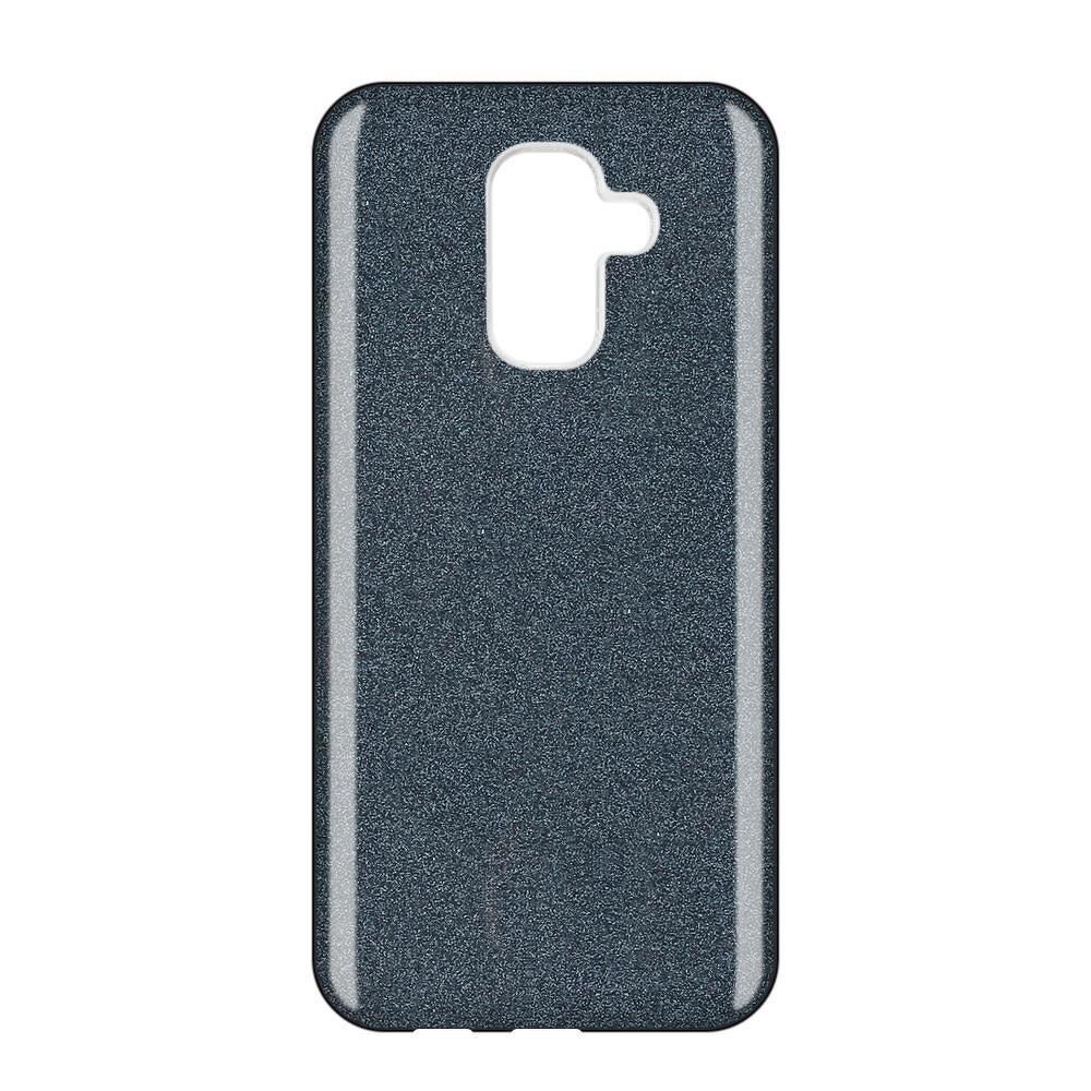Husa Samsung Galaxy A6 Plus 2018 Shiny TPU Sclipici - Gri